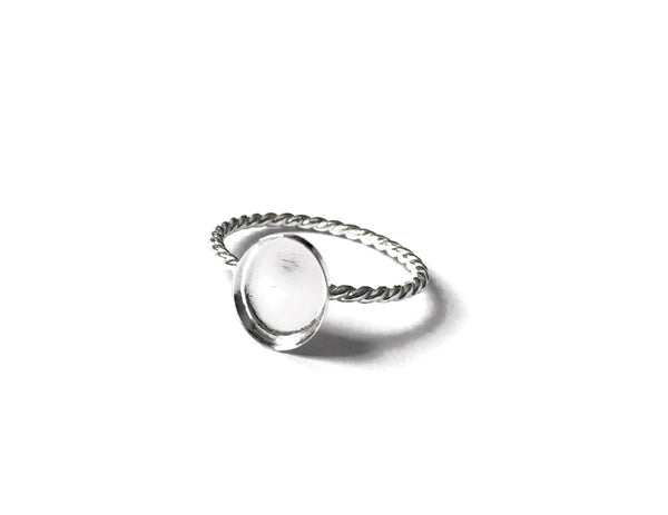 Oval ring mounting