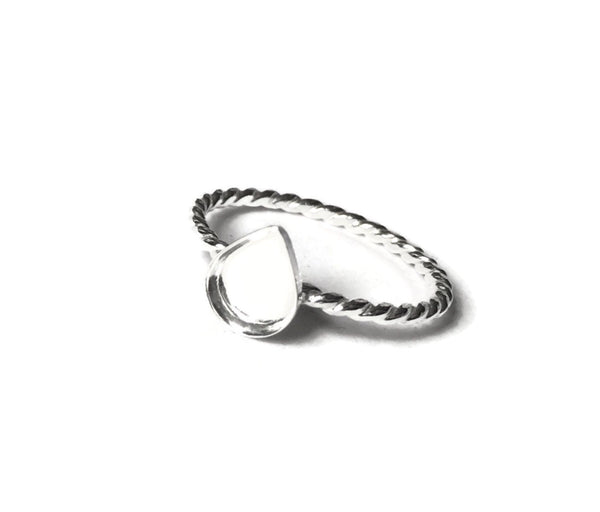 Pear ring blank