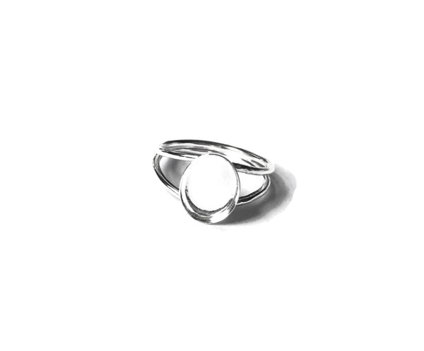 Double band ring blank