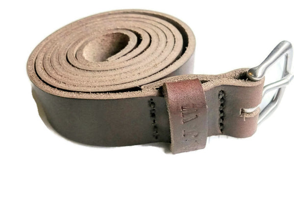 Personalized Belt + Brown Men's Leather Belt • Horween Chromexcel Leather • Anniversary Gift