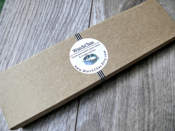 Blue Apple Watch Band, Leather Band for Series 7, Series 8 Apple Watch Band, Horween Leather Band for Blue