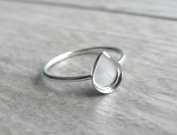 pear ring blank