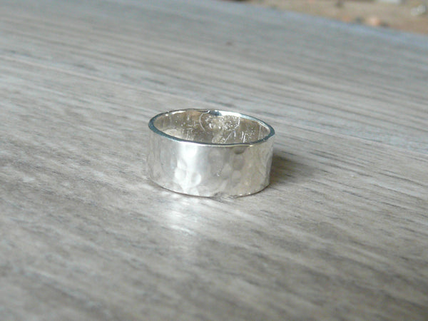 Thick knuckle ring • Upper finger ring • Silver midi ring • Top of finger ring • Above the knuckle ring sterling silver