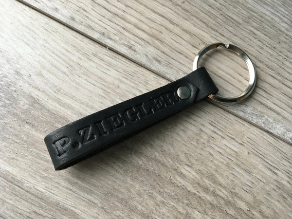 Personalized Leather Keychain, personalized key chain, keychain gift, personalized gift idea, anniversary gift