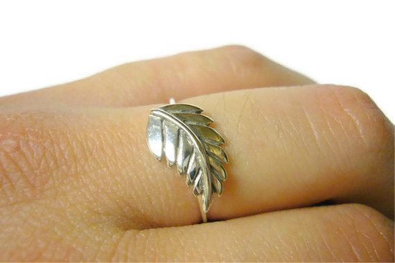 nature leaf ring