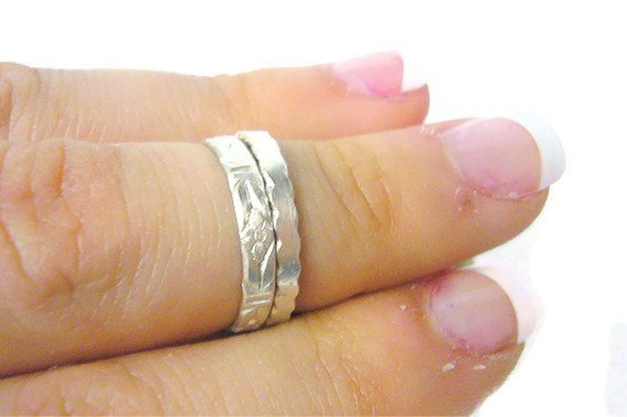 Sterling silver knuckle ring set / Above knuckle ring sterling silver first knuckle ring / Upper knuckle ring above the knuckle / Midi ring