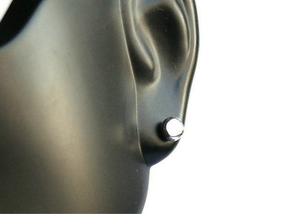 sterling silver stud earrings