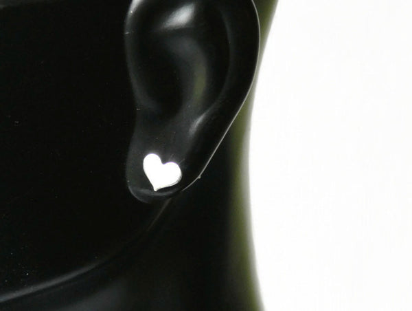 Sterling silver studs silver heart earrings sterling silver post earrings sterling studs heart studs