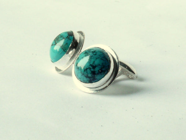 turquoise stone cufflinks