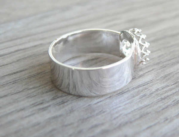 sterling silver ring blank