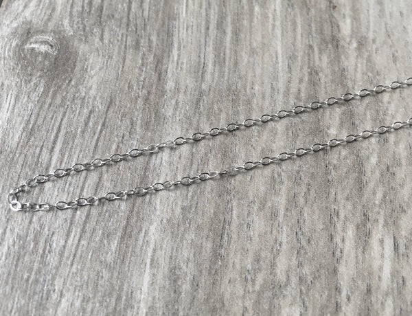 thin sterling silver chain