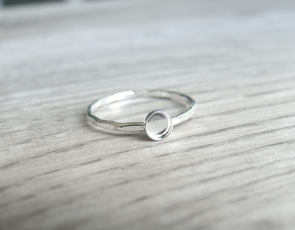 ring blank round bezel cup