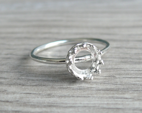 8 mm crown ring blank