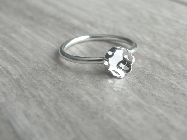 5 mm blank bezel cup ring