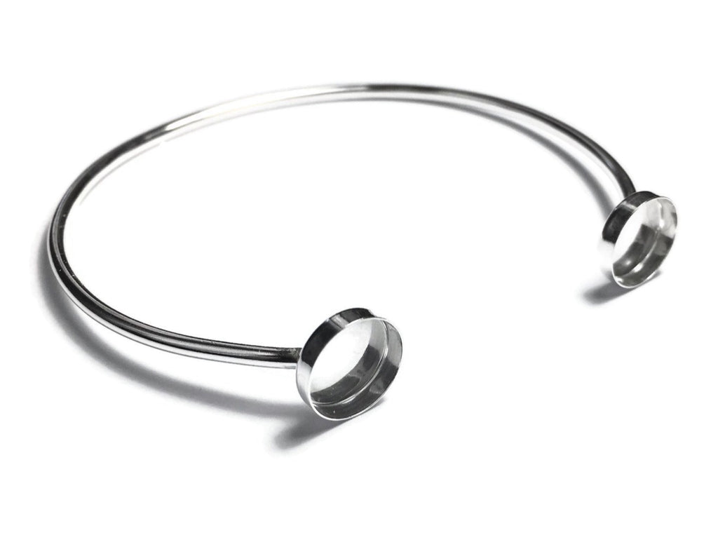Buy Silver Zirconia Adjustable Bangle Bracelet for Women at Ajnaa Jewels |  LE328