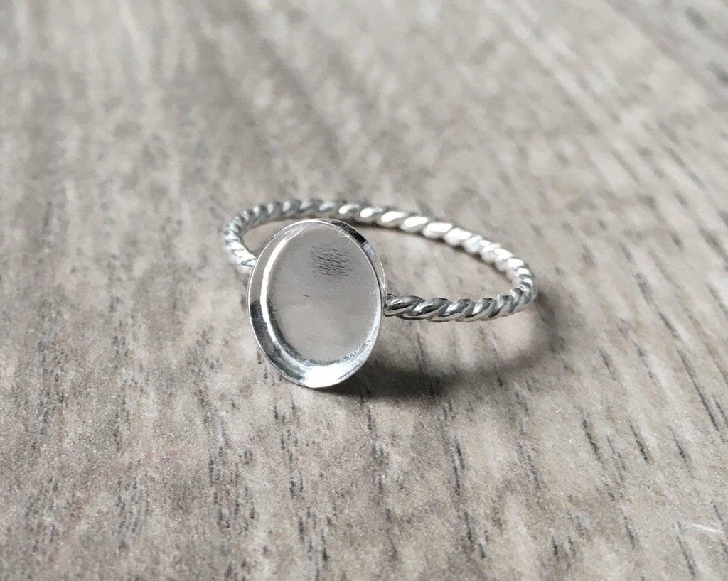 ring blanks/ silver