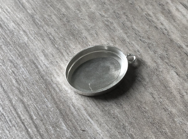 oval pendant setting blank
