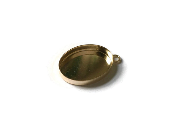 oval pendant setting component