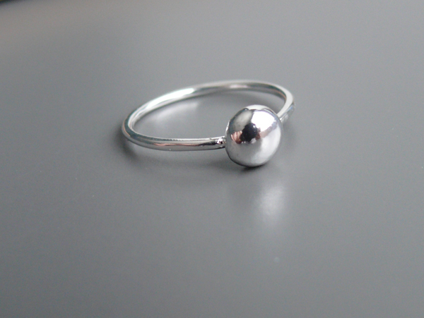 recycled sterling silver ring