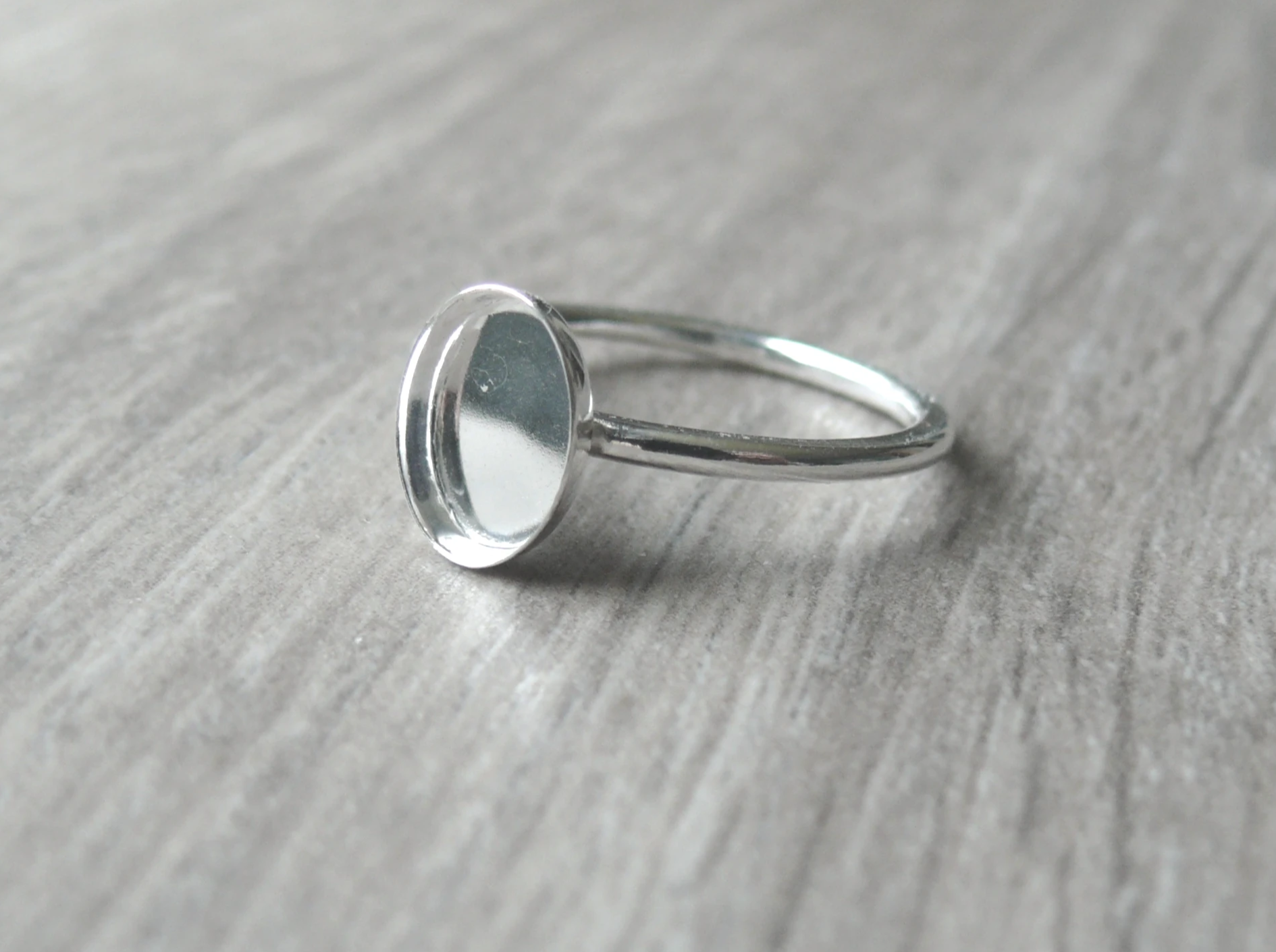 7x9 mm oval ring blank