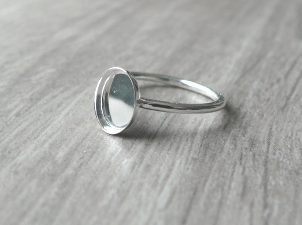 7x9 mm oval ring blank