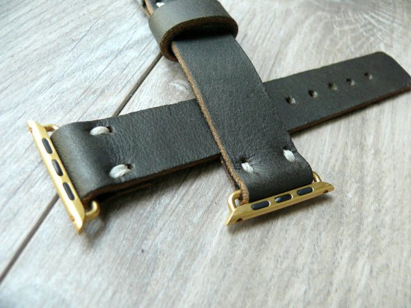 Leather Apple Watch band 42mm leather watch band, Apple watch strap, iwatch band, Apple watch 2 leather band, gold apple watch strap