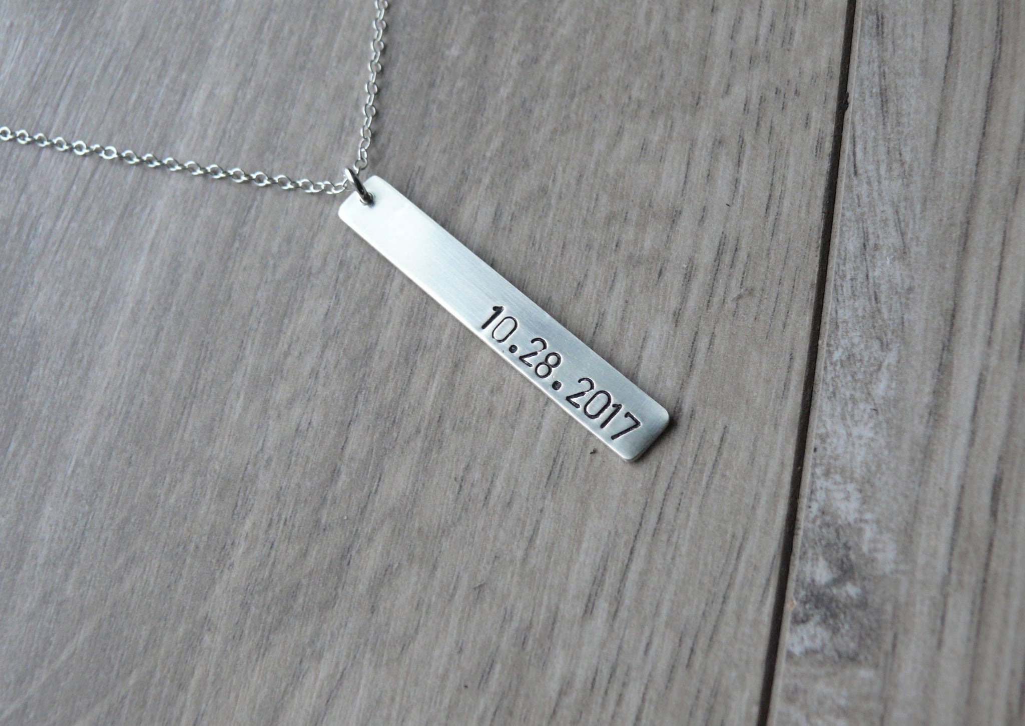 Anniversary Necklace. Date Necklace. Valentine Day Gift - Everly Made