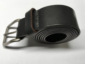 Handcrafted Leather Belt, Horween Dublin Black Leather Belt, Men's Genuine Leather Belt, handmade anniversary gift, groomsmen gift