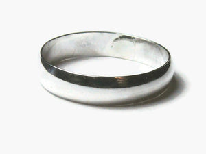 Mens silver band ring • Purity ring • Silver wedding band mens wedding ring • Mens silver ring • Sterling silver ring