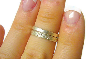 Sterling silver knuckle ring set / Above knuckle ring sterling silver first knuckle ring / Upper knuckle ring above the knuckle / Midi ring