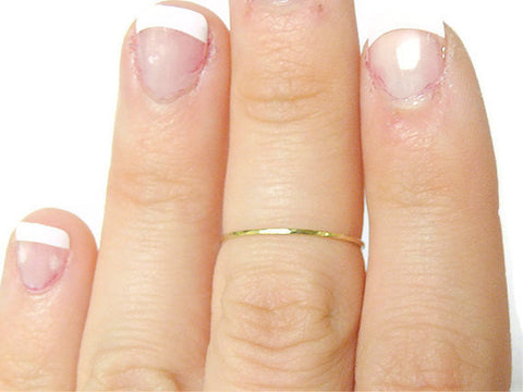 14k gold knuckle ring