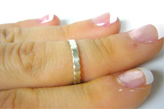 Upper finger ring Silver mid knuckle ring upper knuckle ring sterling silver above knuckle ring first knuckle ring midi ring silver ring