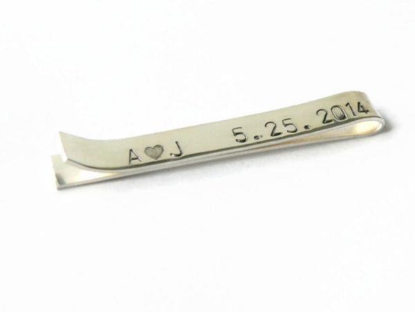 sterling silver tie bar