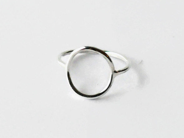 Fitted Toe Ring, Eternity Circle, 925 Sterling Silver