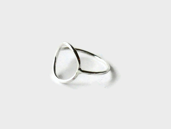 minimalist circle ring