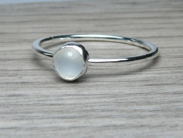 moonstone stacking ring