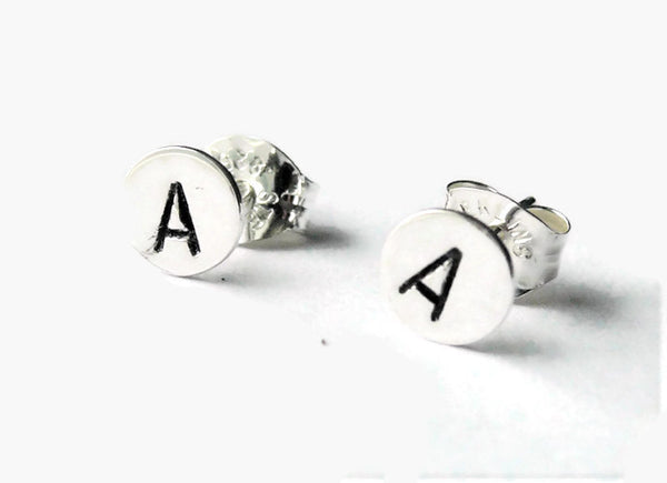 sterling silver personalized earrings