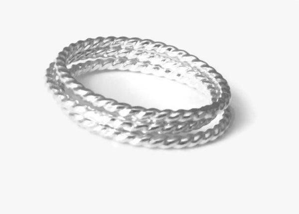 sterling silver stacking rings