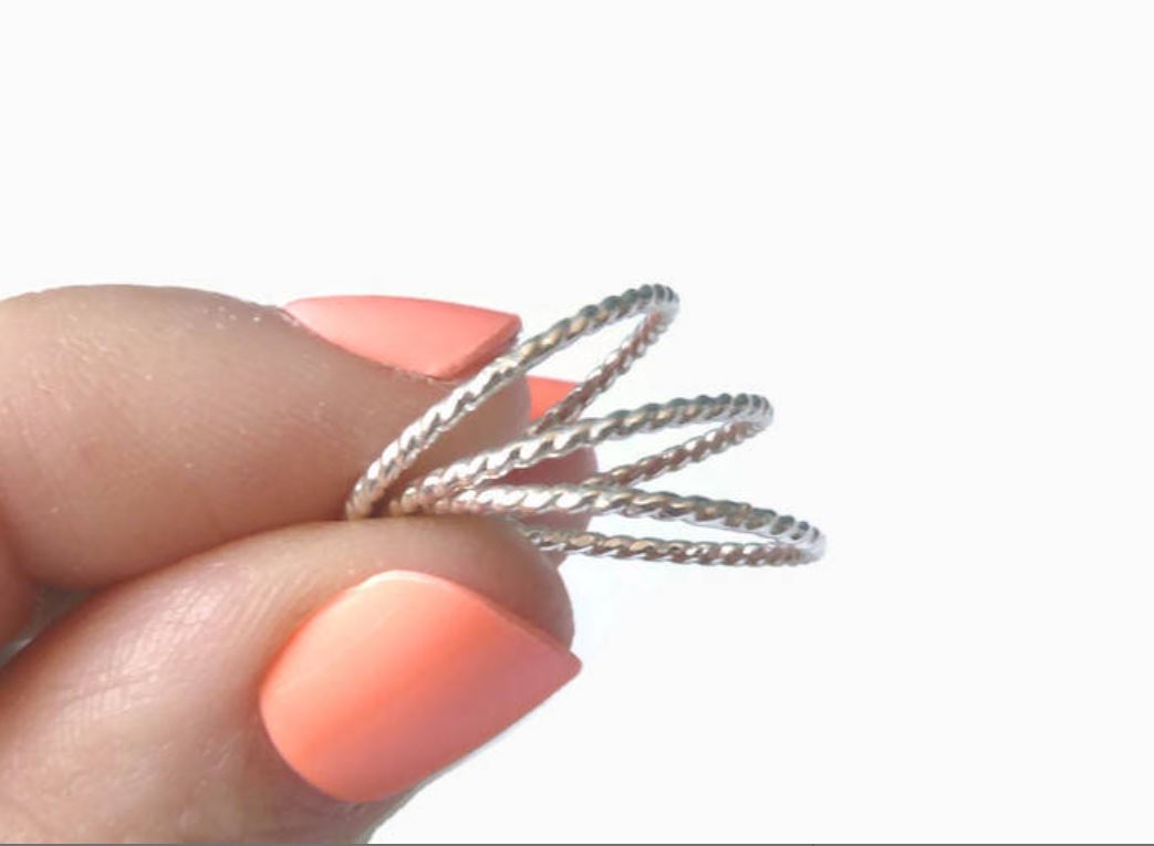 stacking twist rings