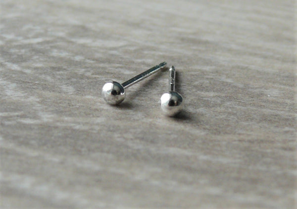 tiny sterling silver studs